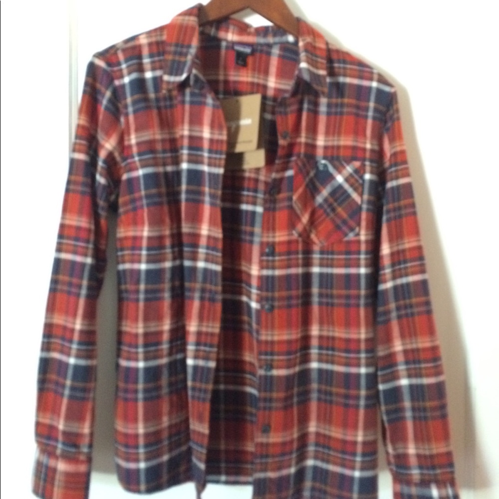 *PATAGONIA Heywood Flannel Shirt Plaid organic sz4